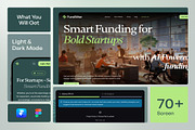 FundWise - Smart Funding Startups AI, an UI Kit Template by Creative Perspective (Thumbnail 2 of 8)
