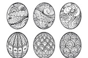 Happy Easter coloring page, an Object Graphic by Somjai King (Thumbnail 6 of 16)