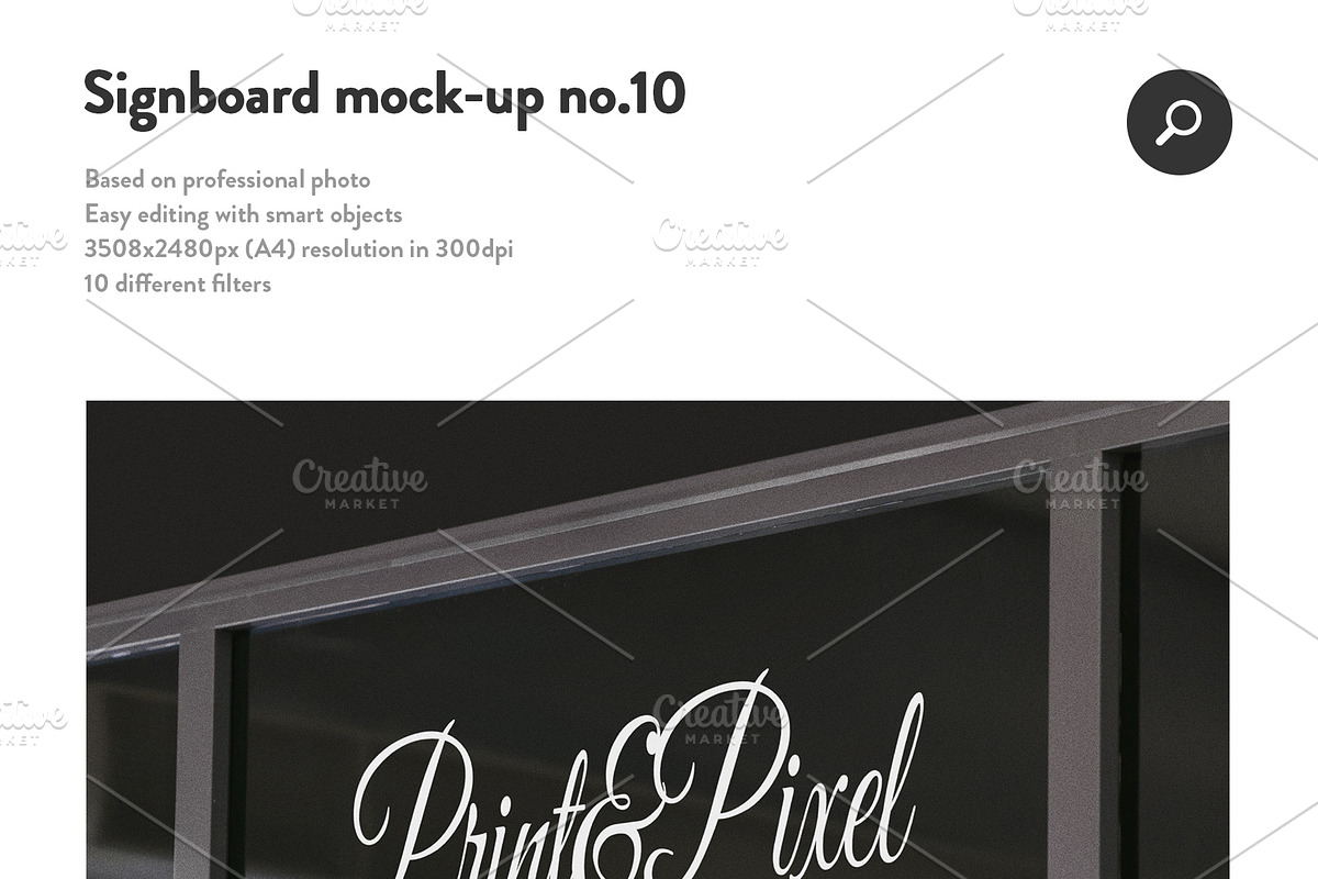 50 sign facade signboard logo mock, a Product Mockup by PrintPixel (Photo 12 of 53)