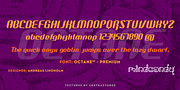 Octane™, a Sans Serif Font by MINDCANDY (Thumbnail 2 of 3)