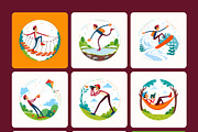 100 Holiday & Outdoor Illustrations, a Seasonal Illustration by Prosymbols (Thumbnail 8 of 11)