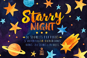 Starry Night, Pattern Pack