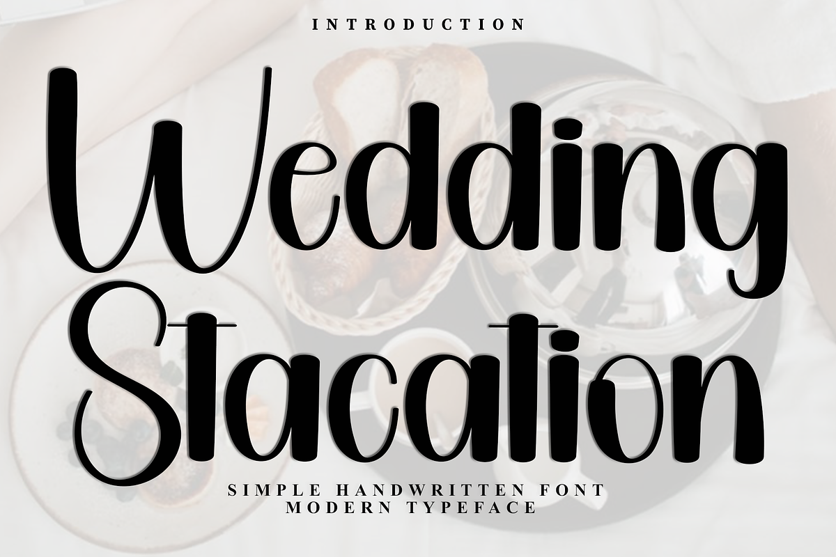 Wedding Staycation, a Handwritten Font by InermediaSTUDIO (Photo 1 of 8)