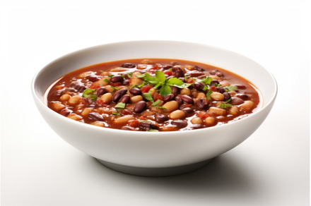 Bean soup bowl red food. Generate Ai, a Food & Drink Photo by Ylivdesign