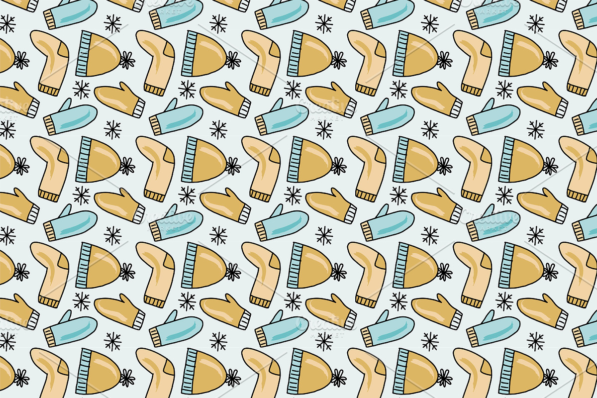 Winter patterns, a Pattern Graphic by Lyolya Profitrolya (Photo 3 of 5)