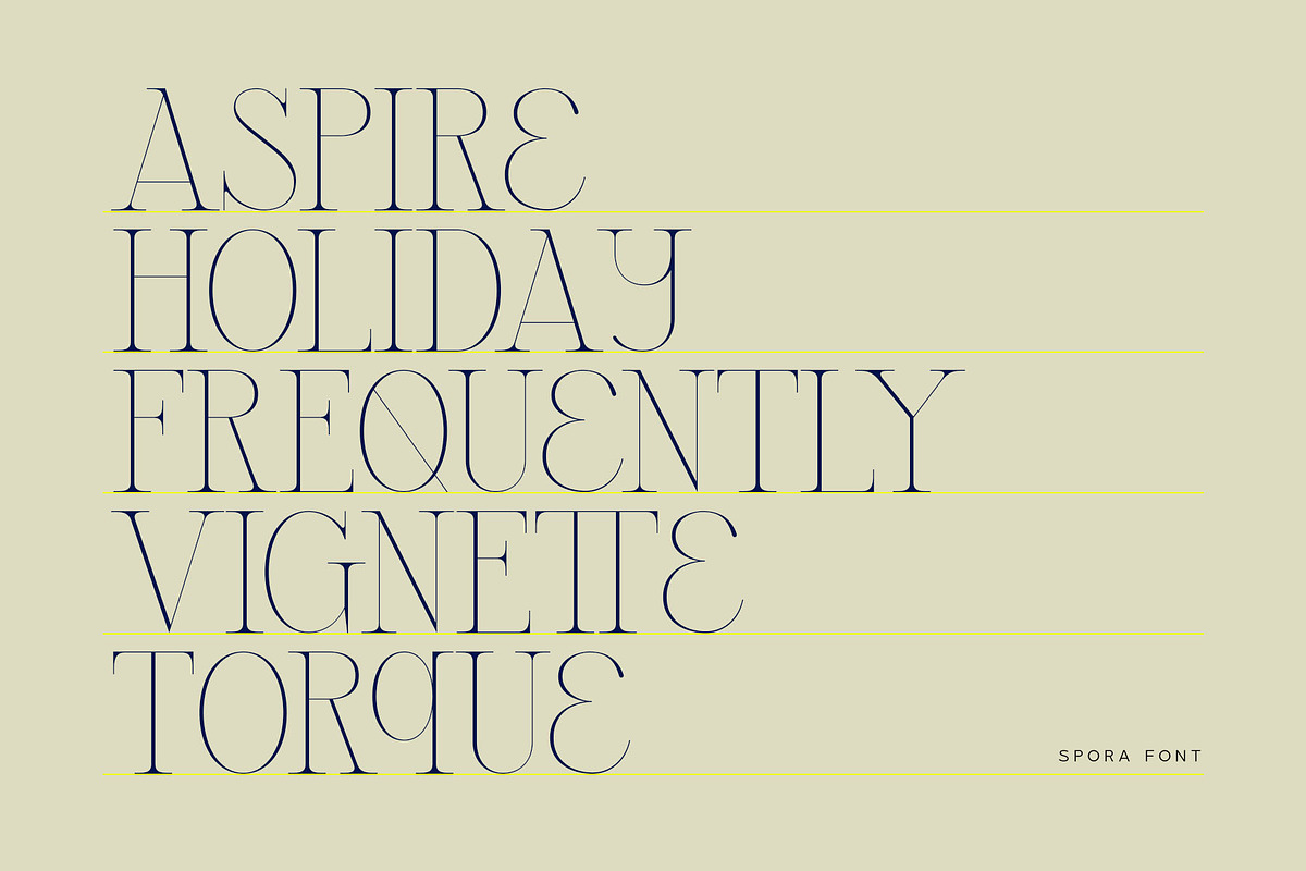 Spora Font Duo, a Serif Font by vuuuds (Photo 10 of 14)
