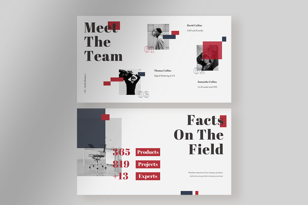 Zoella Modern Business Presentation, a Presentation Template by peterdraw (Photo 3 of 6)