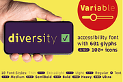 TYPEFACE Accessibility Sans 9 Fonts, a Sans Serif Font by Typo Graphic Design (Thumbnail 2 of 6)