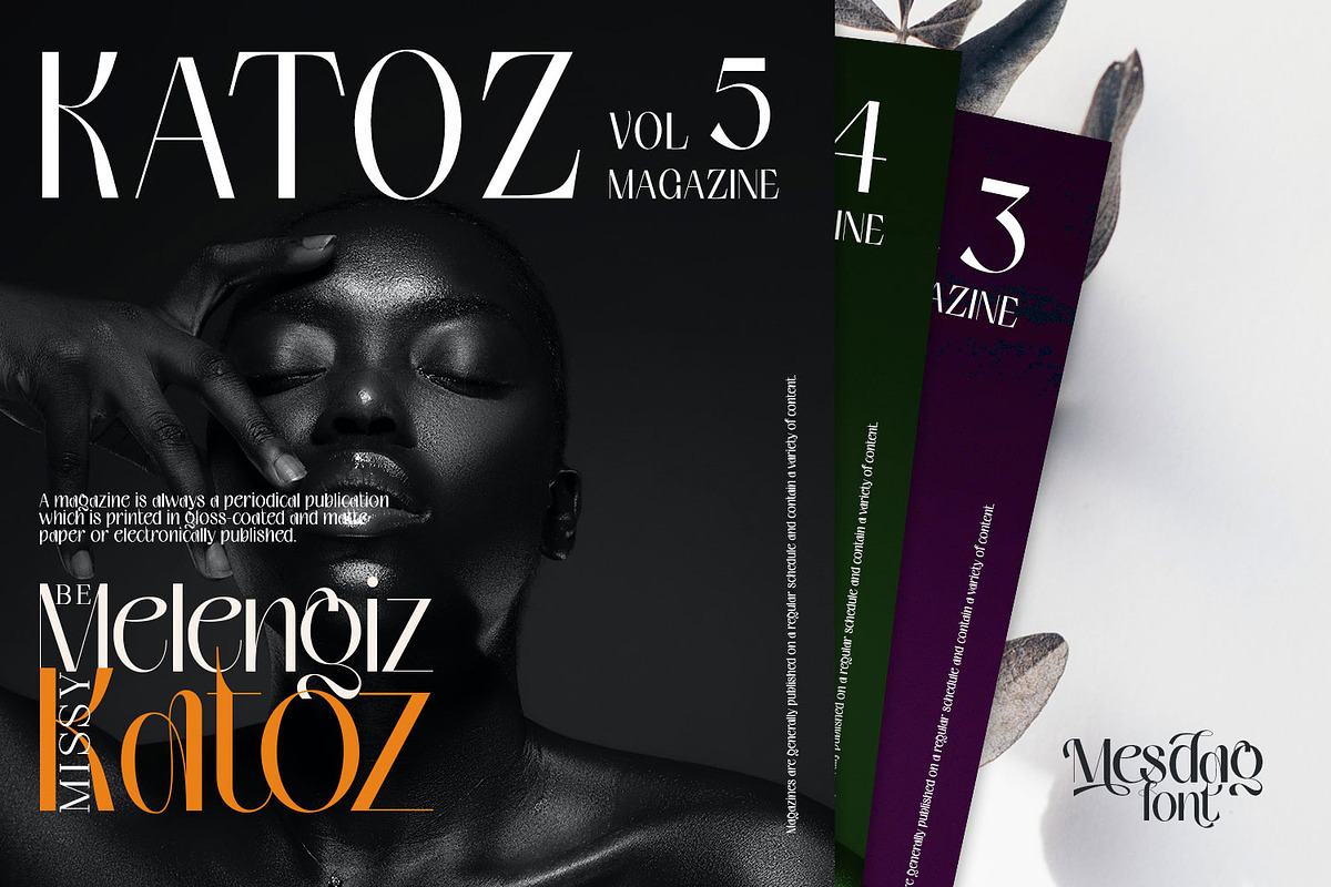 Mesdag Font - unique and chic family, a Sans Serif Font by creativemedialab (Photo 9 of 14)