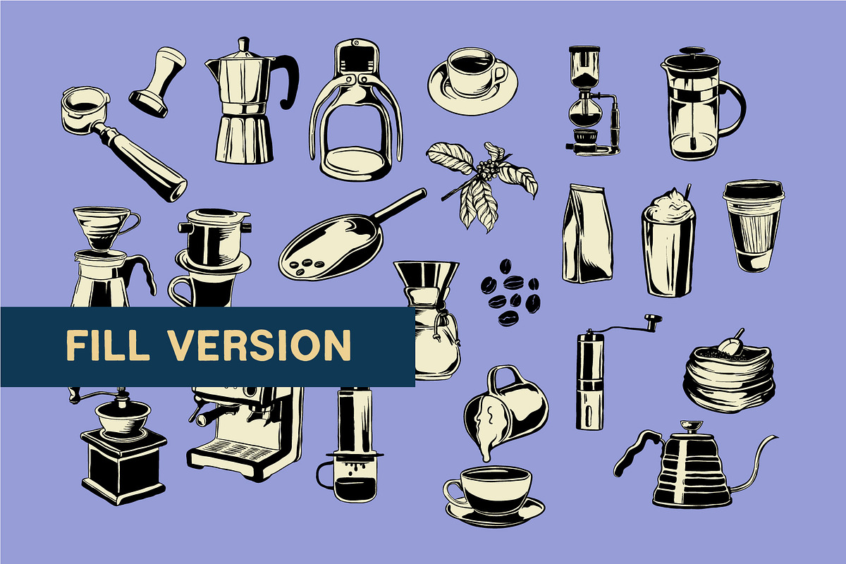 Coffee Illustration Bundle, an Object Illustration by Pokal Studio (Photo 2 of 8)
