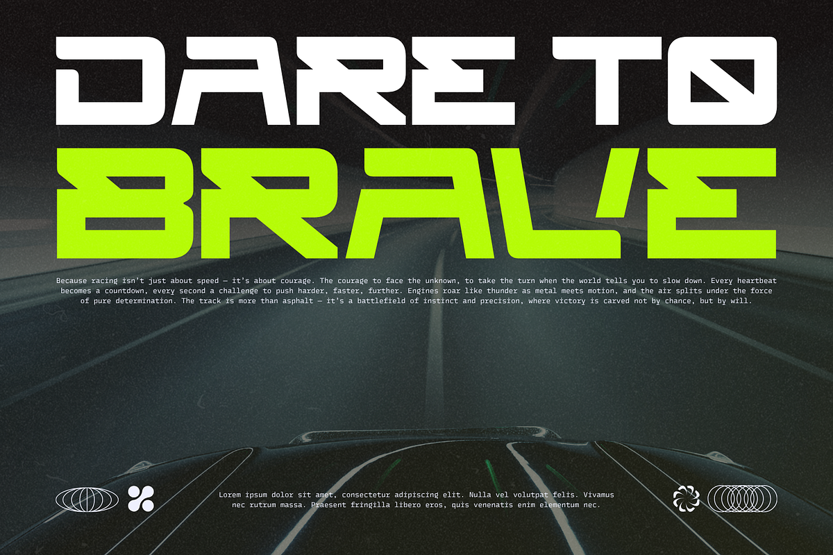 Hyper Sport - Racing Logo Font, a Sans Serif Font by Nirmana Visual (Photo 17 of 17)