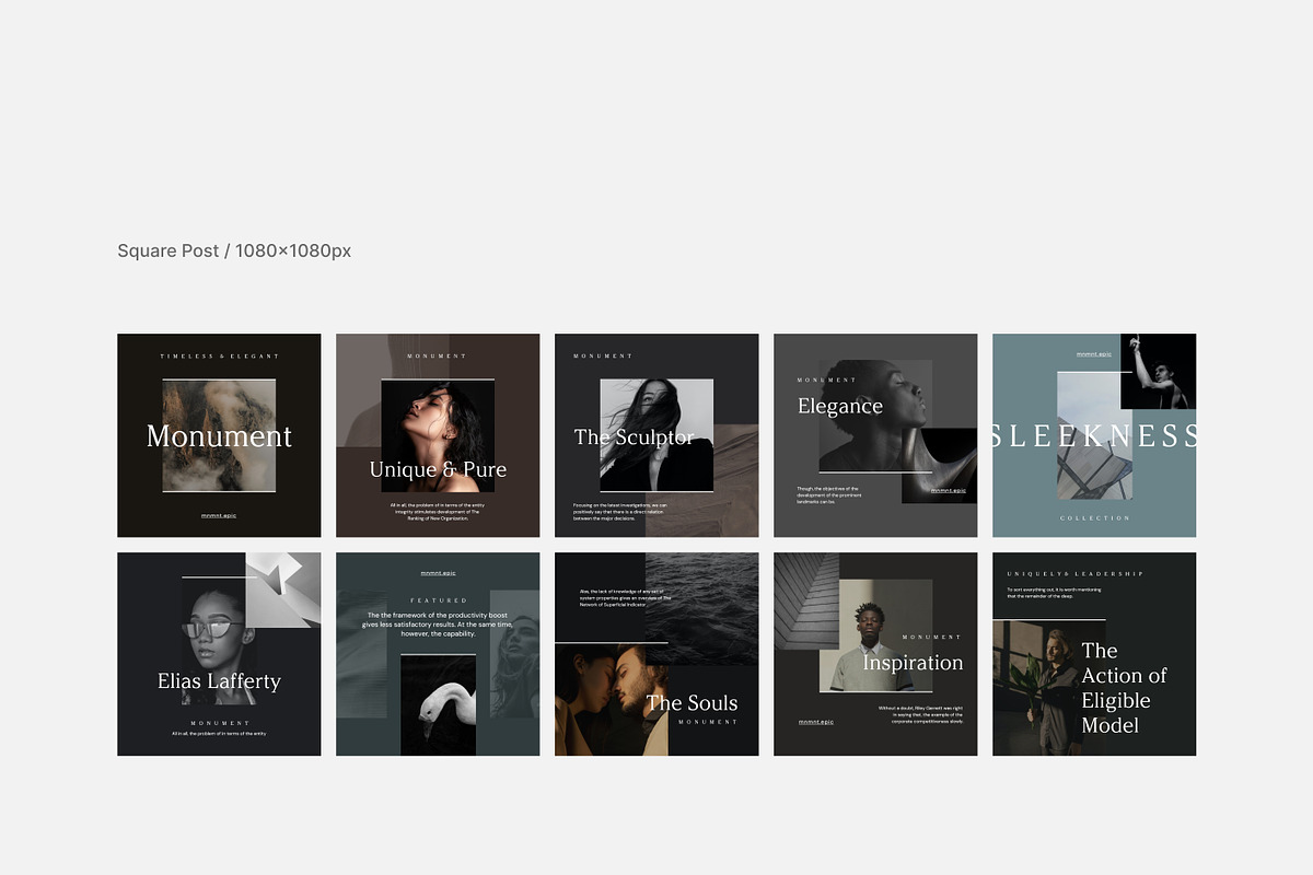 Social Media Figma Sketch Template, a Social Media Template by Goashape Studio (Photo 7 of 10)