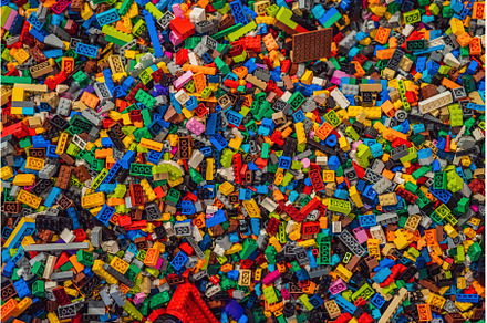 Background children's constructor, an Arts & Entertainment Photo by Elizaveta Galitskaya