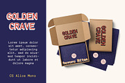 CS Alice Mono 3D, a Sans Serif Font by Craft Supply Co. (Thumbnail 4 of 8)