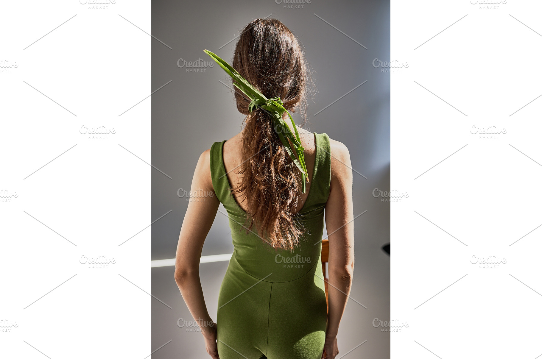 Woman in Green Dress with Long Hair, an Arts & Entertainment Photo by wip3out