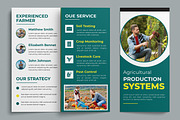 Modern Agriculture Tri Fold Brochure, a Brochure Template by MightyDesign (Thumbnail 2 of 7)