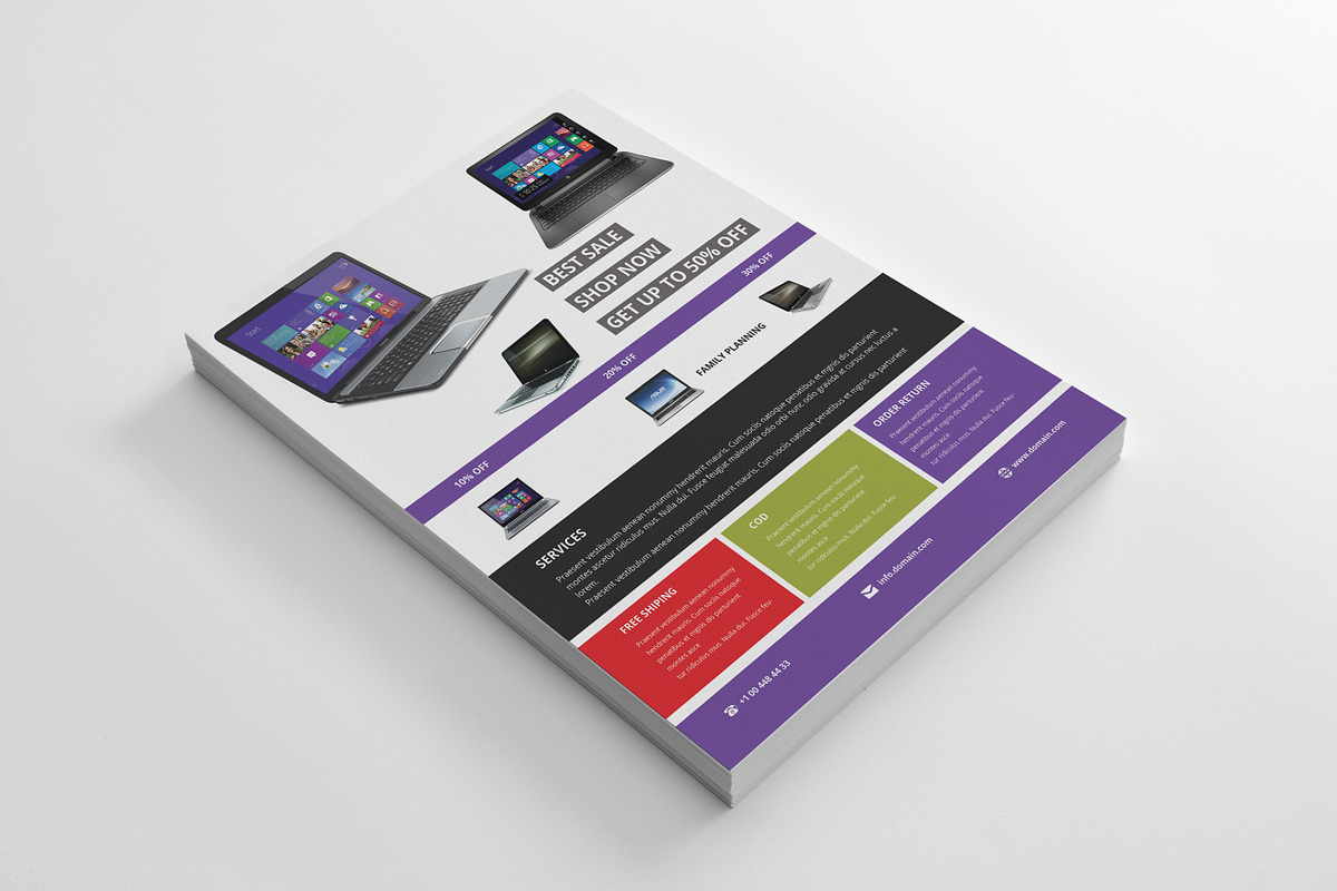 Flyer Design, a Flyer Template by Sajida Salim (Photo 1 of 2)