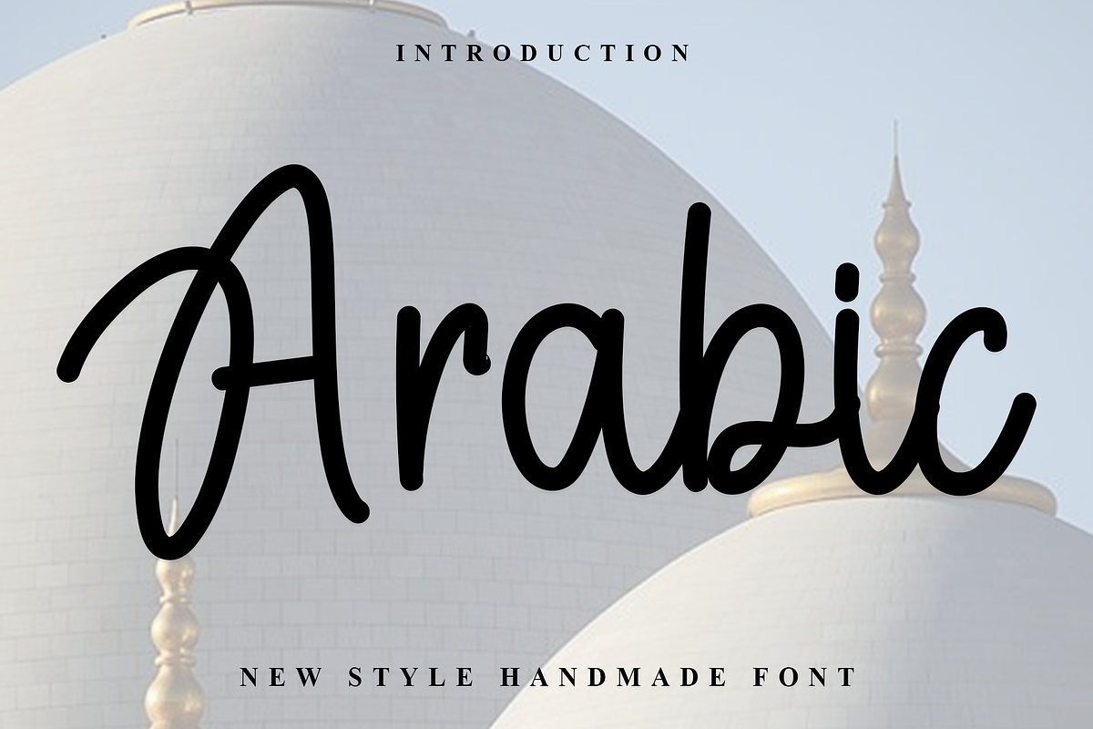 Arabic, a Handwritten Font by InermediaSTUDIO (Photo 1 of 7)