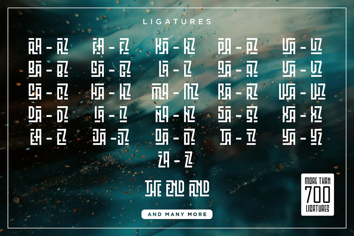 Musashi - 700+ Ligature Font preview 6