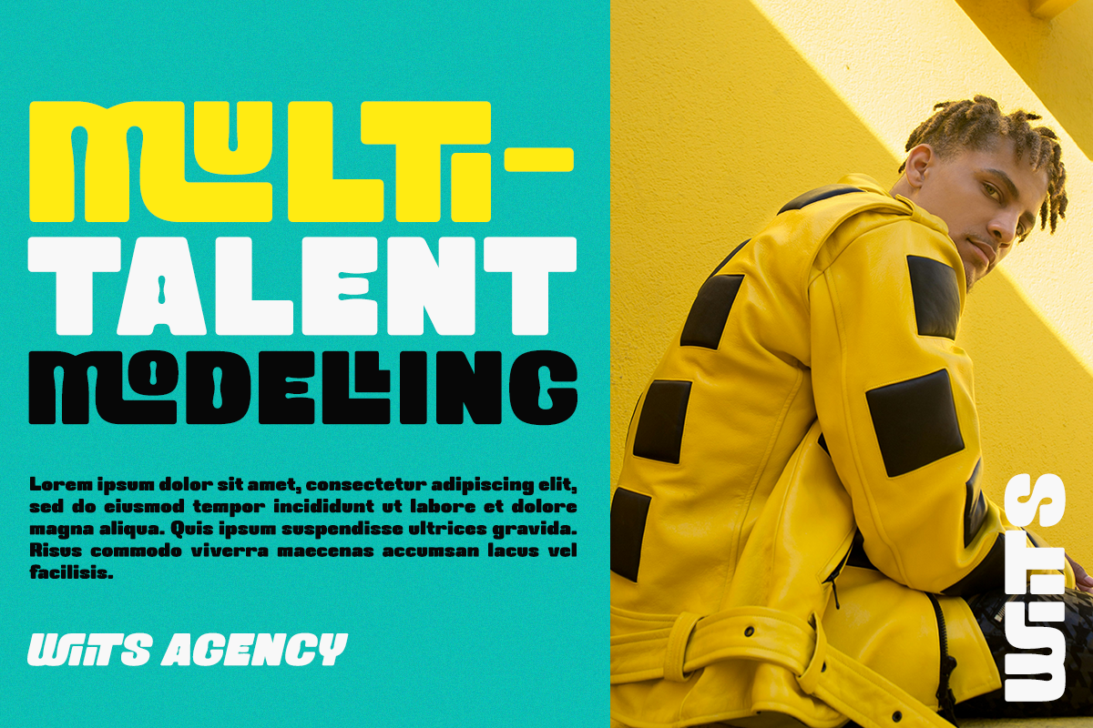 Mourkit - Bold Display Typeface, a Font by RagamKata (Photo 2 of 10)