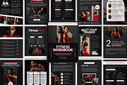 Fitness Coach Ebook Template Canva, a Magazine Template by DigiPax (Thumbnail 1 of 11)