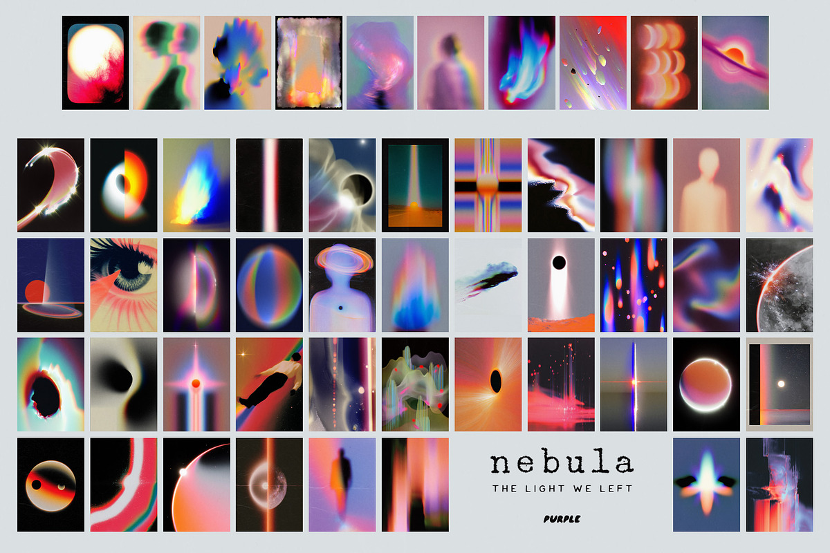 Nebula: 100 Light Experiments, a Background Graphic by Purple (Photo 11 of 12)