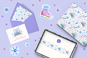 Frozen Tale Clipart & Patterns, an Illustration by Valin Malin (Thumbnail 4 of 11)