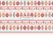 SCANDINAVIAN EASTER EGGS. Vector Set, an Animal Illustration by Irina Skaska (Thumbnail 6 of 9)