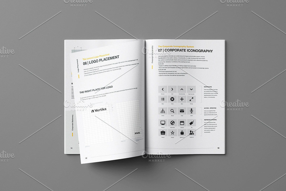 Brand Manual - REAL TEXT, a Brochure Template by Mastergfx (Photo 11 of 13)