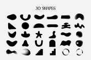 Grainy Gradient Shapes & Backgrounds, a Graphic by Unusual Vectors (Thumbnail 4 of 7)