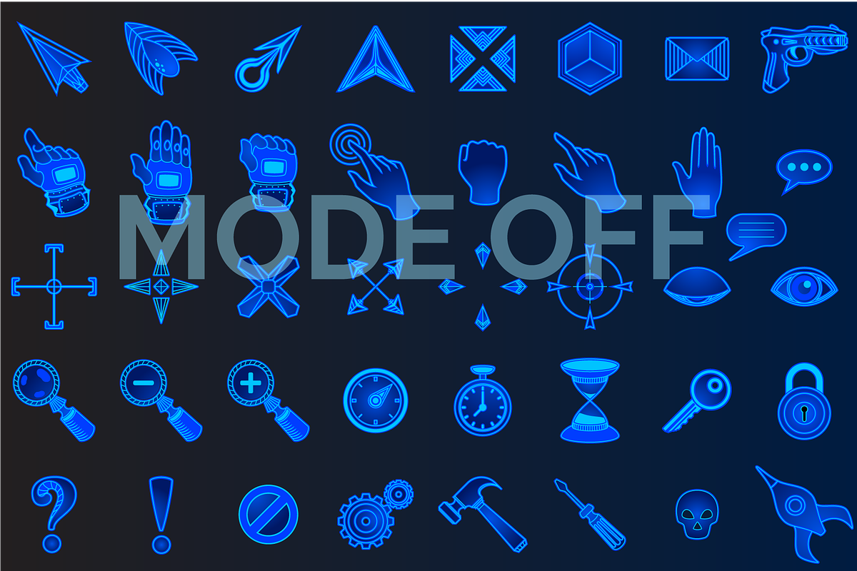 Game sci-fi cursors, a Wearable Device Mockup by SHMEL_Studio (Photo 2 of 3)