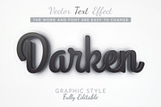 Stroke Black Editable Text Effect, a Layer Style Add-On by rwgusev (Thumbnail 1 of 7)