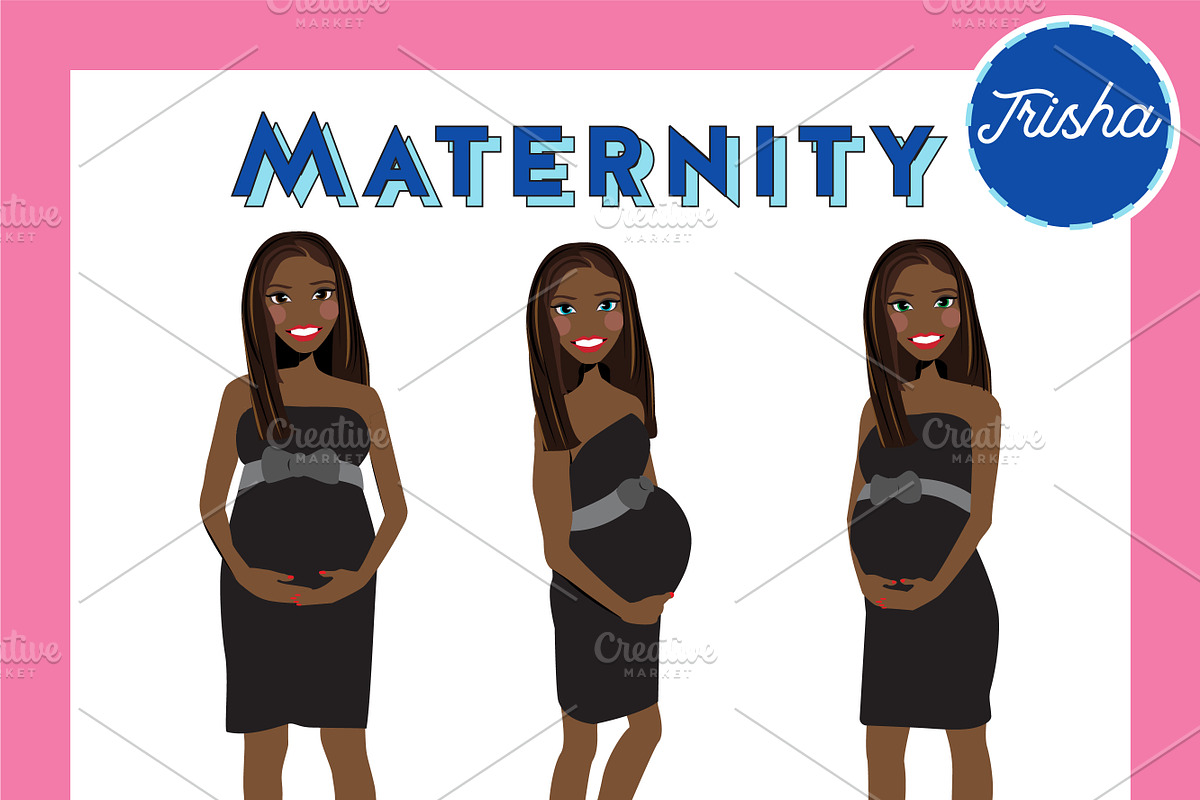 Maternity Pregnant Portrait Creator, a Person Illustration by Lauren Lesley Studio (Photo 39 of 45)
