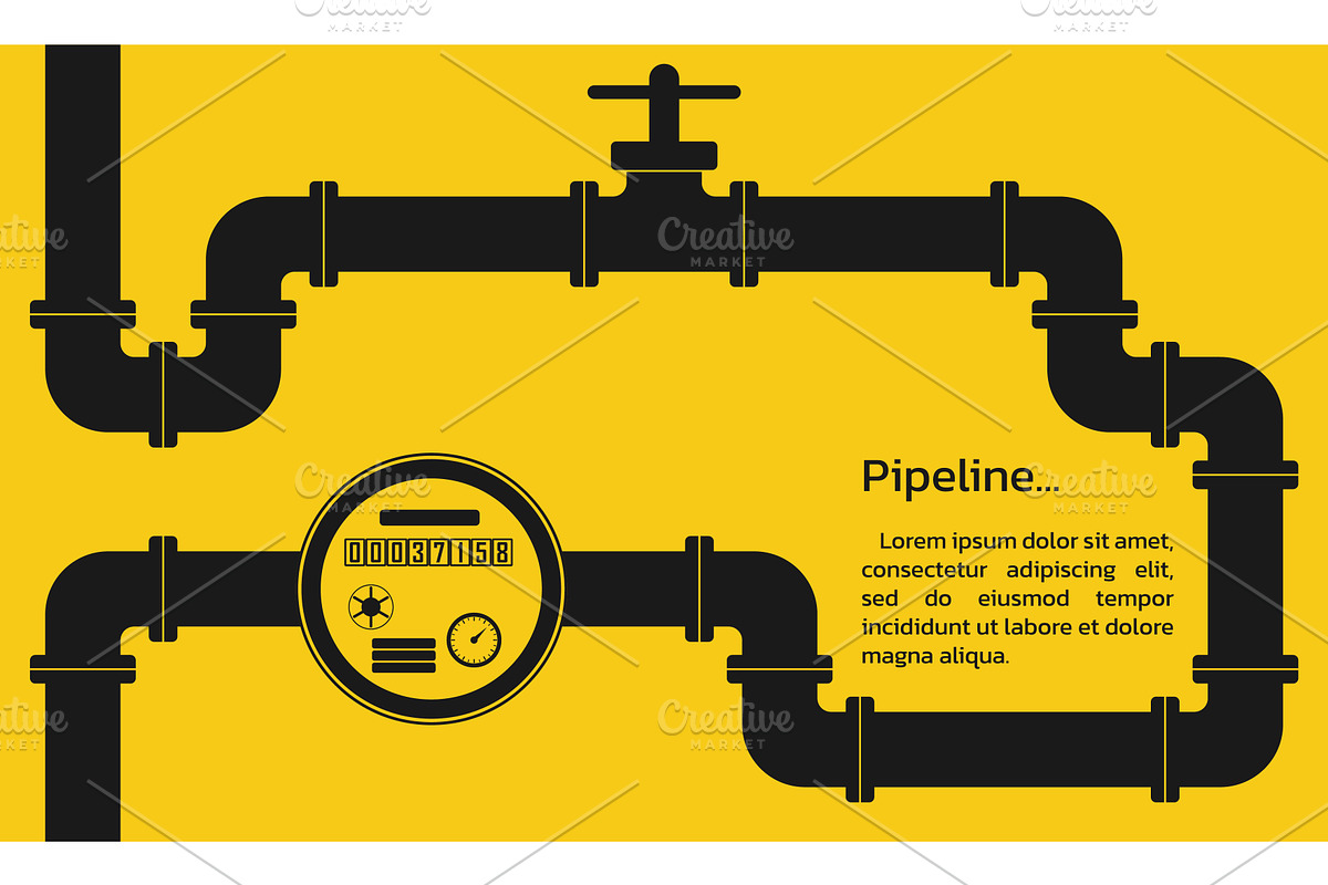 Pipeline background., a Background Graphic by VM25