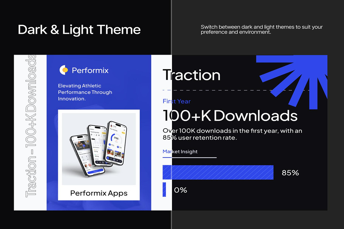 Performix - Sports Pitch Deck KIT, an UI Kit Template by Creative Perspective (Photo 3 of 7)