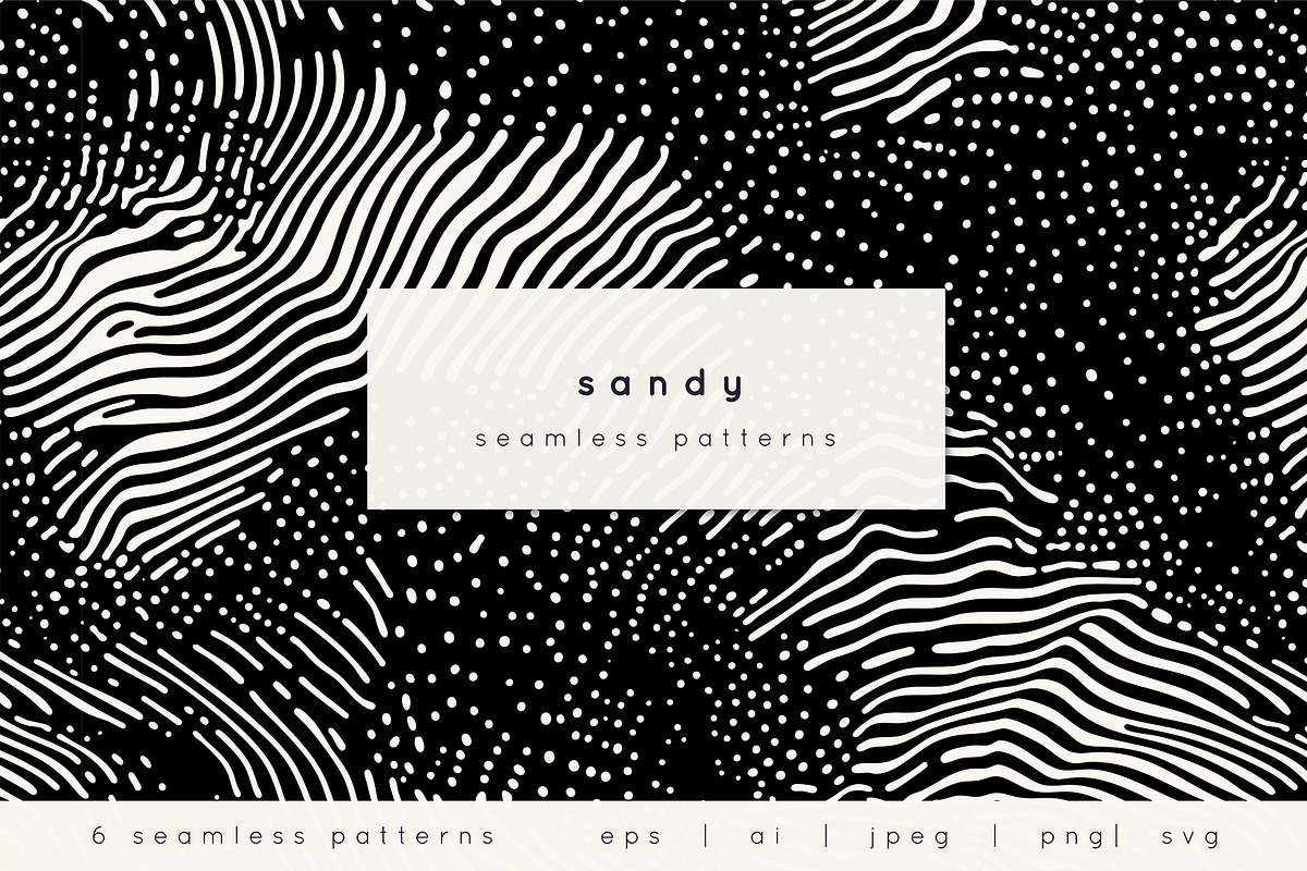 Sandy Seamless Pattern, a Pattern Graphic by Curly_Pat (Photo 1 of 5)