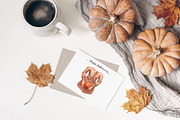 Cozy Autumn Watercolor, a Seasonal Illustration by LiChu Art (Thumbnail 6 of 20)