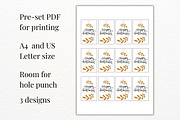 Printable Halloween Tags, Gift Tags, a Card Template by idArt (Thumbnail 2 of 4)