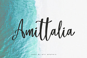 Amittalia Brush Script Font, a Script Font by NTC Graphic (Thumbnail 1 of 8)