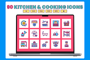 90 Amenities Icons, a Solid Icon by Flat Icons (Thumbnail 1 of 7)