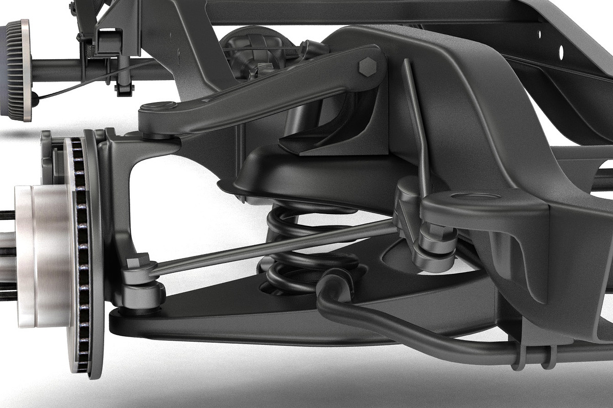 PICKUP TRUCK CHASSIS 2WD, a Cars & Vehicle 3D Model by NNAVAS 3D (Photo 7 of 18)