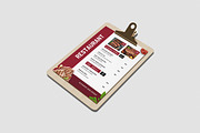 Restaurant Menu Mockup, an Advertising Mockup by swsi-studio (Thumbnail 3 of 5)
