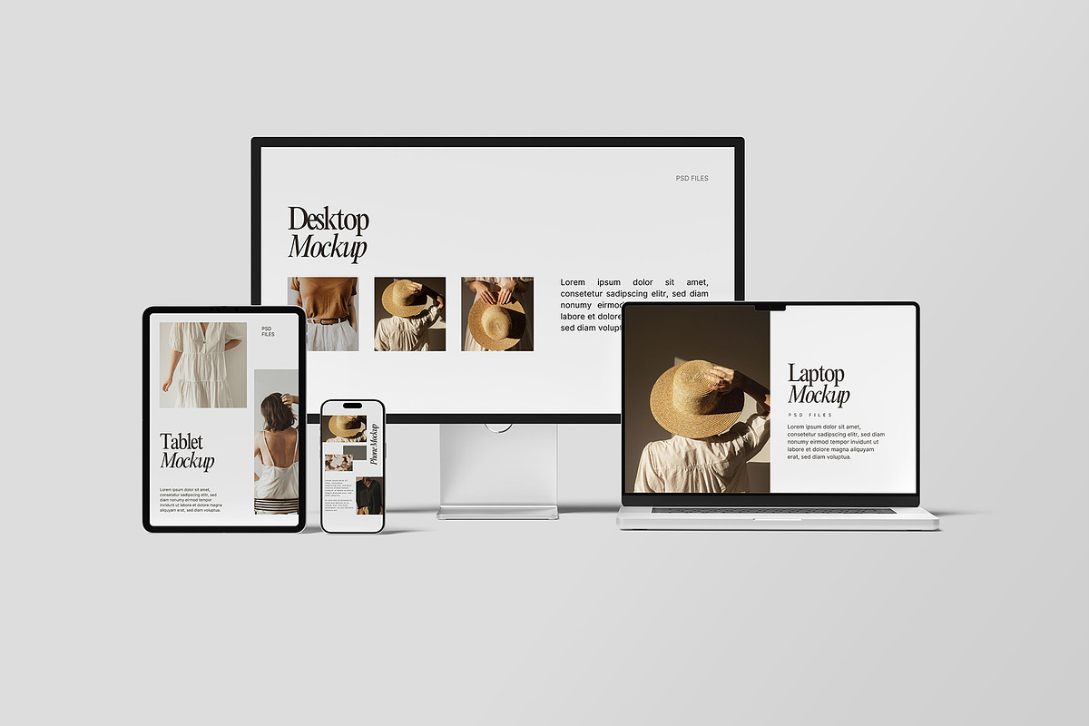 Multi Device Mockup Scene Creator, a Mac Mockup by Graphiculon (Photo 7 of 11)