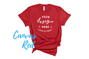 Bella Canvas TShirt Mockups On White, a Shirt Mockup by lock and page (Thumbnail 46 of 92)