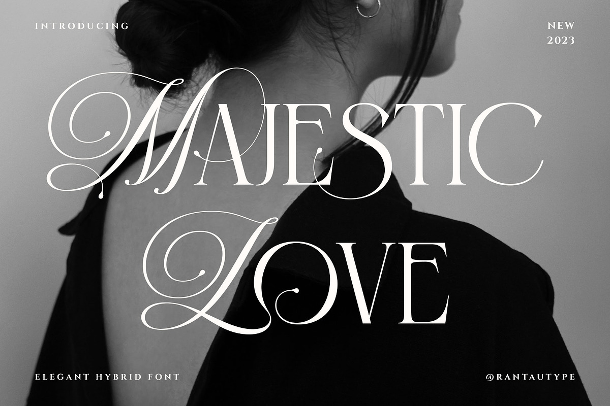 Majestic Love Beautiful Serif Font, a Serif Font by RantautypeStudio (Photo 1 of 17)