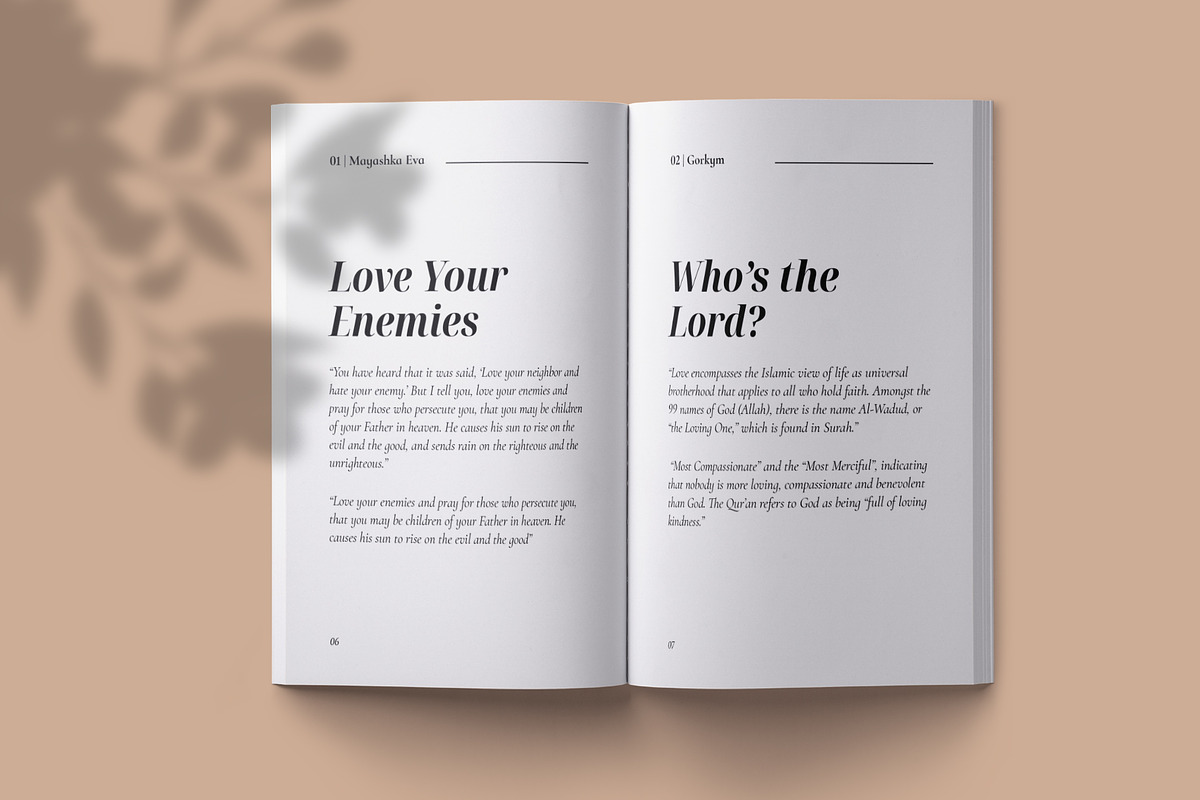 Quote Pocketbook Template, a Stationery Template by Meknya (Photo 4 of 13)