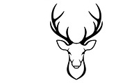 deer head wall mount silhouette, an Illustration by Amazin_art (Thumbnail 29 of 51)