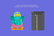 Diwali Stickers, an Object Illustration by DesignerCandies (Thumbnail 3 of 5)