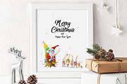 Christmas Greeting Card Template, a Card Template by ElephantArts (Thumbnail 6 of 8)