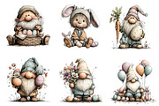 Whimsical Easter Gnome Clipart, an Illustration by Dream Creation (Thumbnail 6 of 7)